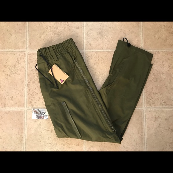 NEW Nike NikeLab ACG Cargo Jogger Pants Olive Mens - Picture 7 of 8